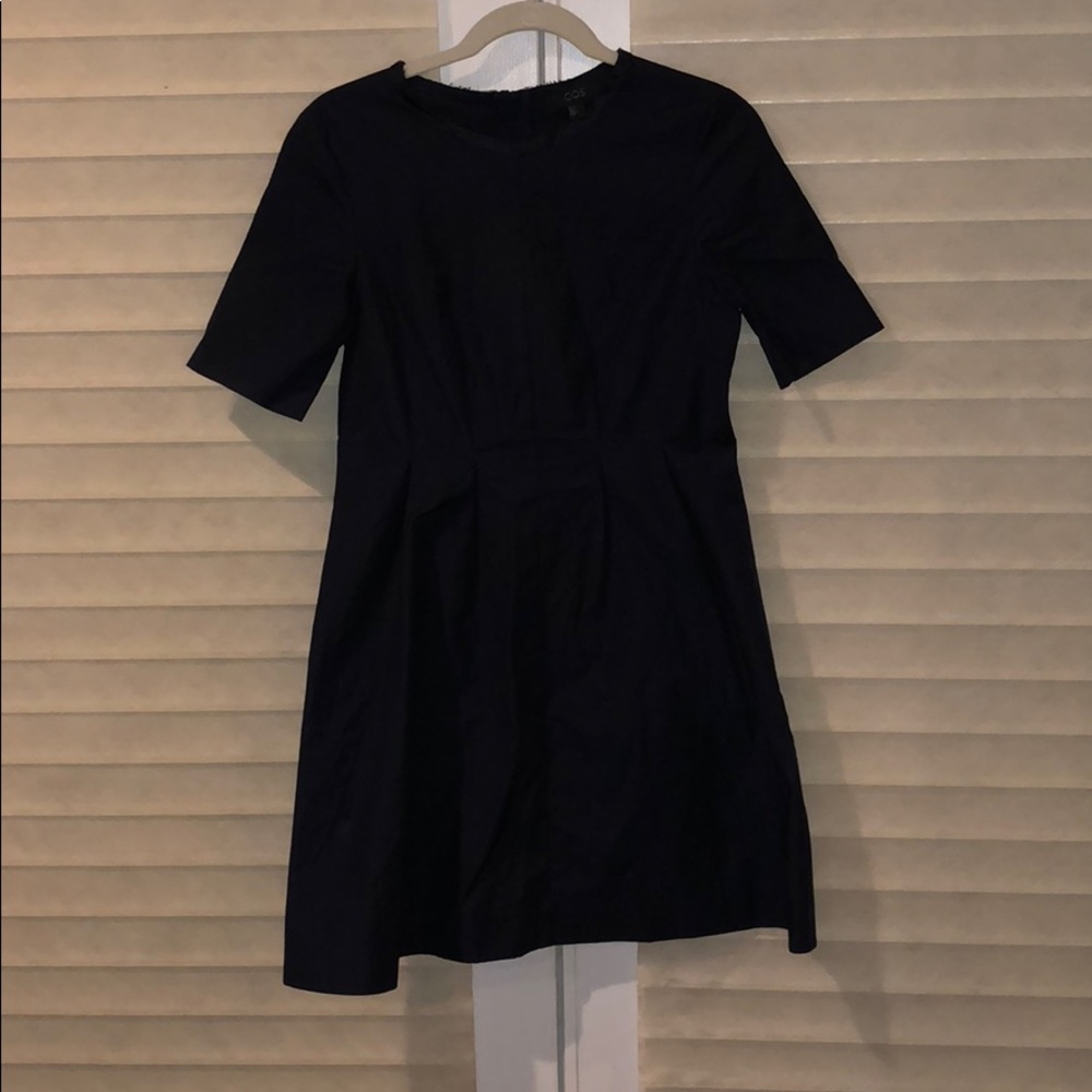 Cos navy blue mini dress